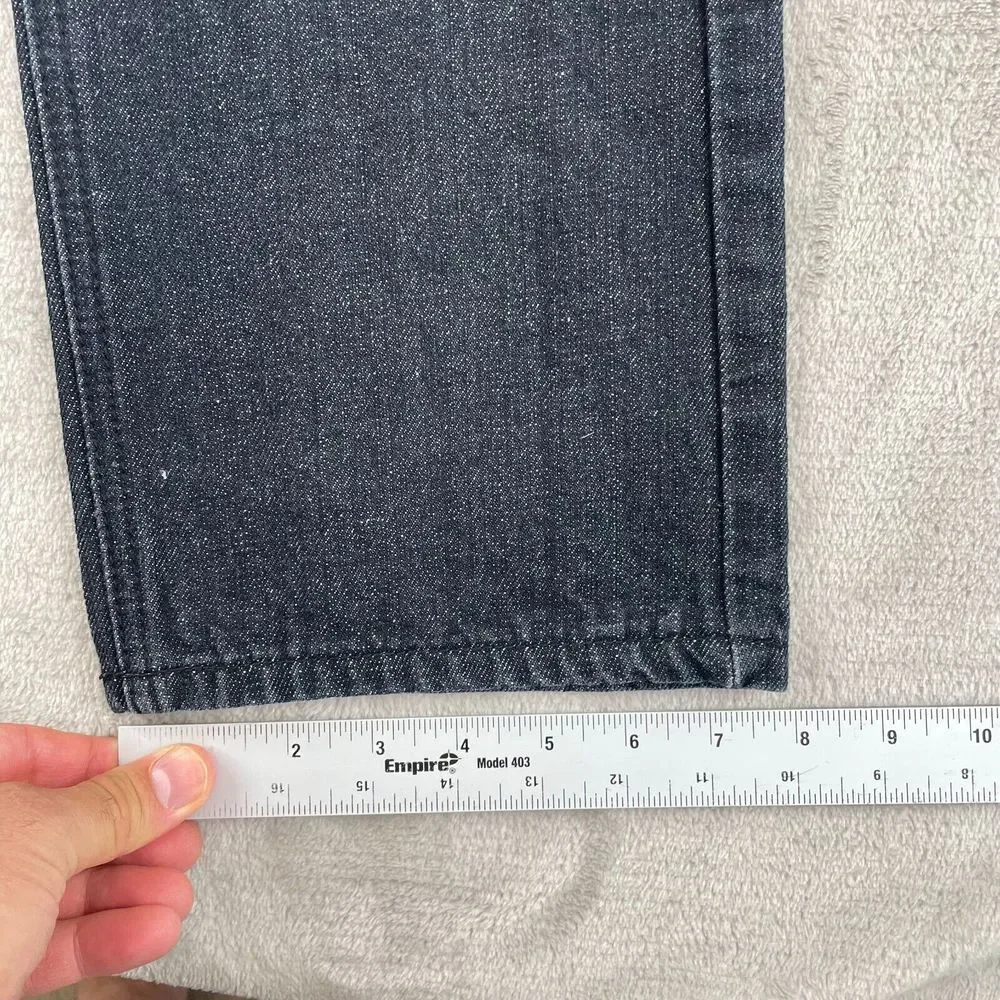 Southpole‎ Jeans Men 32 (Meas. 30x30) Black Straight Fit Zip Fly Skate